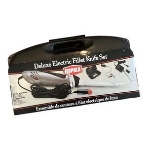 Rapala Deluxe Electric Fillet Knife Set New in Box